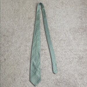 Axcess Men's Tie in Green and Blue Stripes